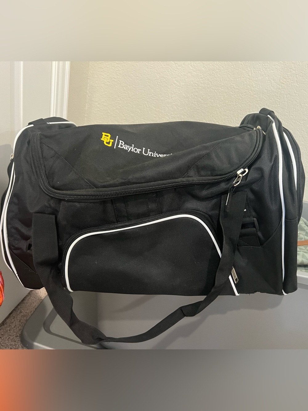 Baylor University Black Duffel